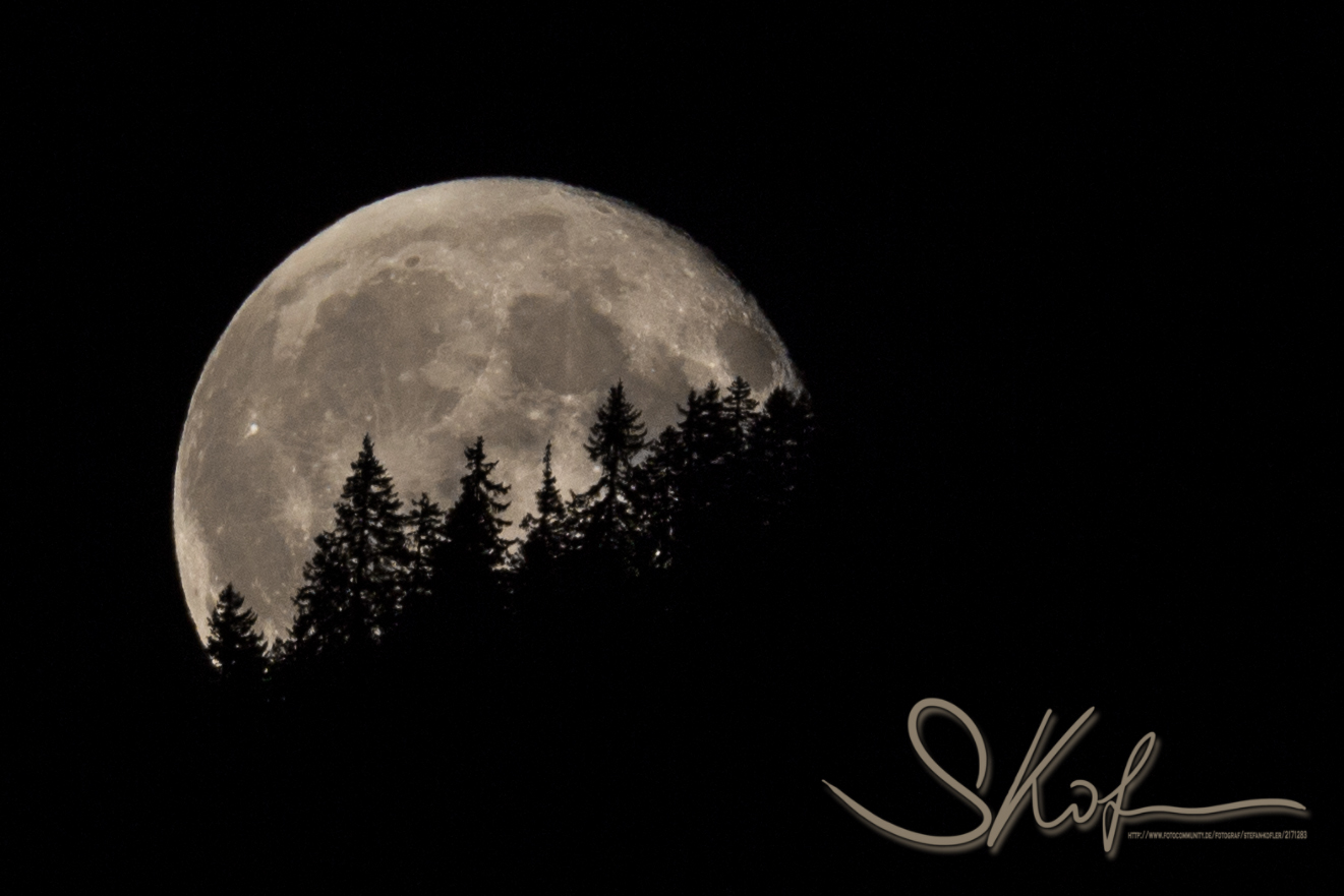 Vollmond über dem Klostertal 3