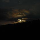 vollmond über dem markbachjoch/wildschönau im juni 2013