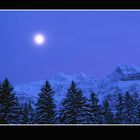 Vollmond über dem Säntis