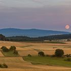 Vollmond über dem Taunus