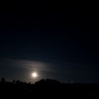 Vollmond über dem Teutoburger Wald in Lippe