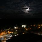 Vollmond über dem Tierpark