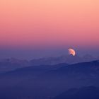 Vollmond über den Berchtesgadenern