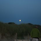 Vollmond über den Dünen