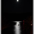 Vollmond über der Bucht von Port de Soller, Mallorca