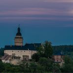 Vollmond über der Burg Falkenstein