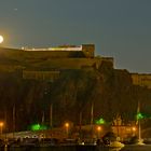 Vollmond über der Festung Ehrenbreitstein