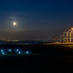 Vollmond über der Halde Norddeutschland