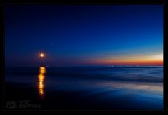 vollmond über der see