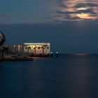 VOLLMOND über der Seebrücke