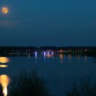 Vollmond über der Xantener Südsee