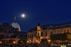 Vollmond über Dresden