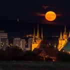 Vollmond über Erfurt