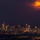 Vollmond über Frankfurt