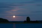 Vollmond über Heinikari im Näsijärvi, Finnland von Jörg Wendland