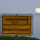 Vollmond über Humprechtshausen ...