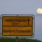 Vollmond über Humprechtshausen ...