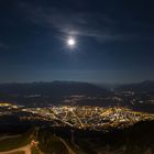 Vollmond über Innsbruck