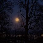 Vollmond über Klagenfurt