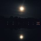 Vollmond über Lehnitzsee 