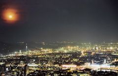 Vollmond über Linz