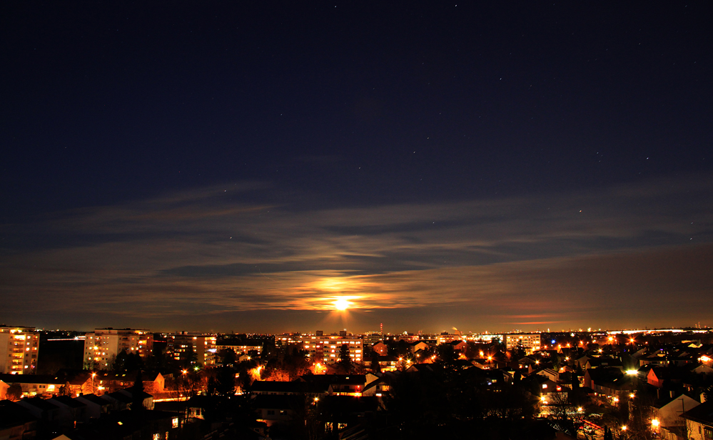 Vollmond über München