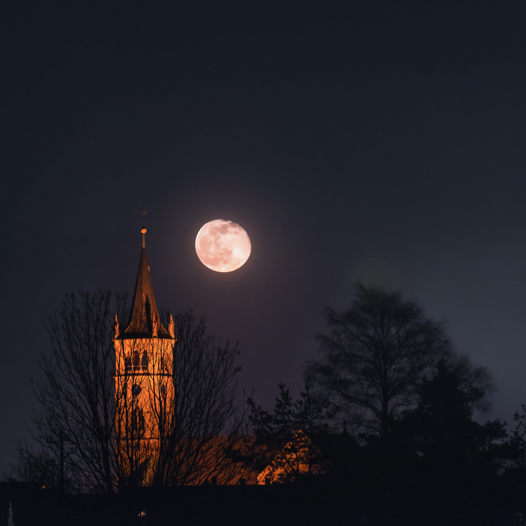 Vollmond über Neuthard