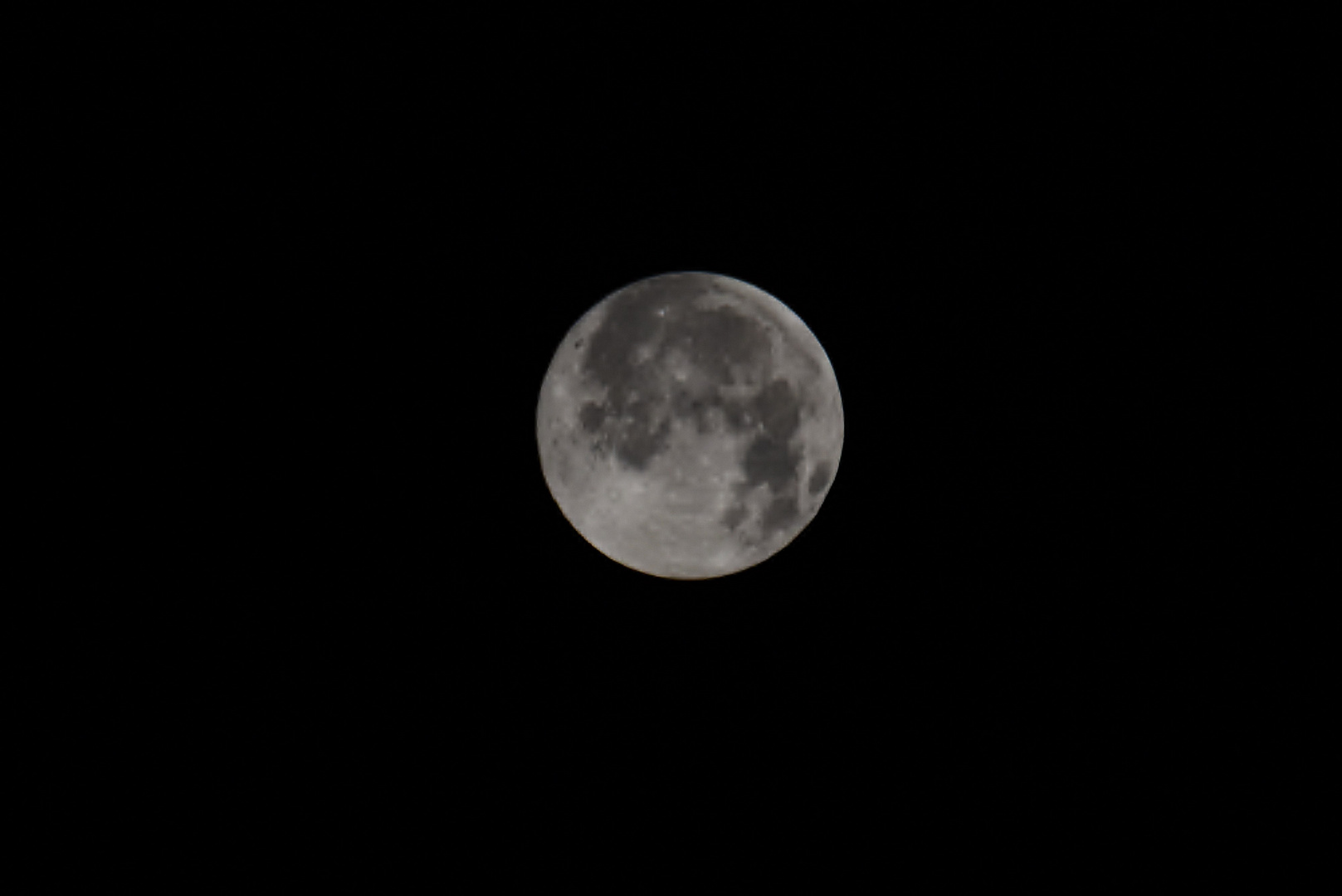 Vollmond über Osnabrück, 18. 08. 2016. 4 Uhr