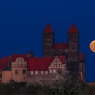 Vollmond über Quedlinburg