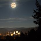 Vollmond über Schwarzenberg