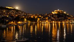 Vollmond über Sibenik