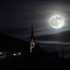 Vollmond über St. Jakob-Ahrntal