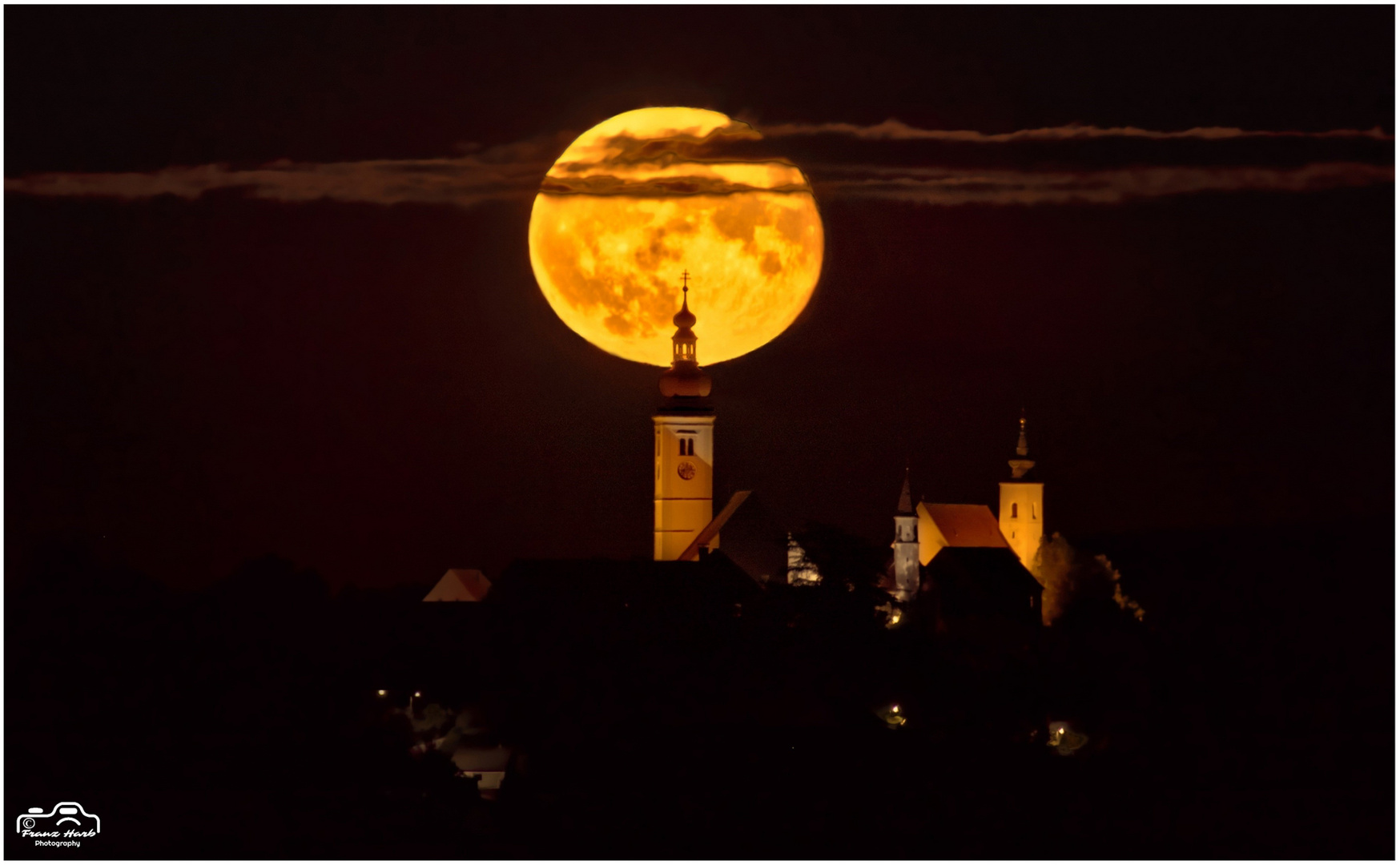 Vollmond über Straden