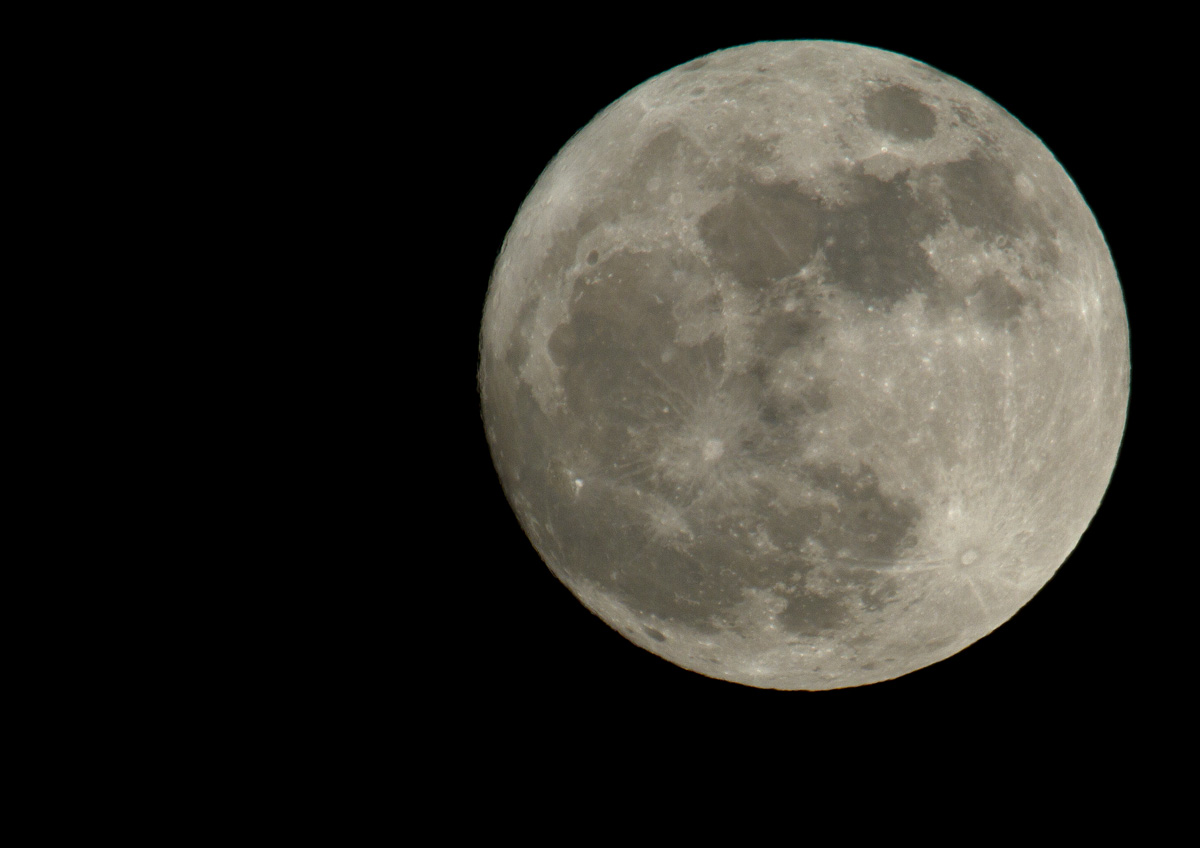 Vollmond über Strengelbach