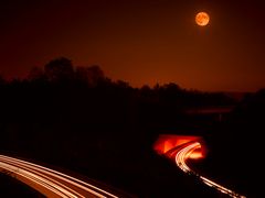 Vollmond über Stuttgart