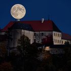 Vollmond überm Schloss...