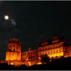 Vollmond über´m Schloss Heidelberg ...