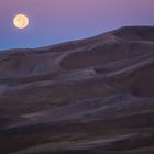 Vollmond und Dünen