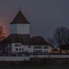 Vollmond und Schloss