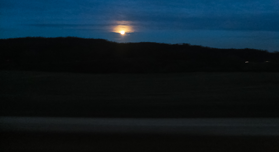 Vollmond unterwegs