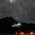 Vollmondhimmel über Neuschwanstein