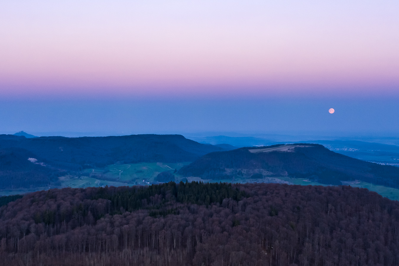 Vollmondlandung auf dem Farrenberg