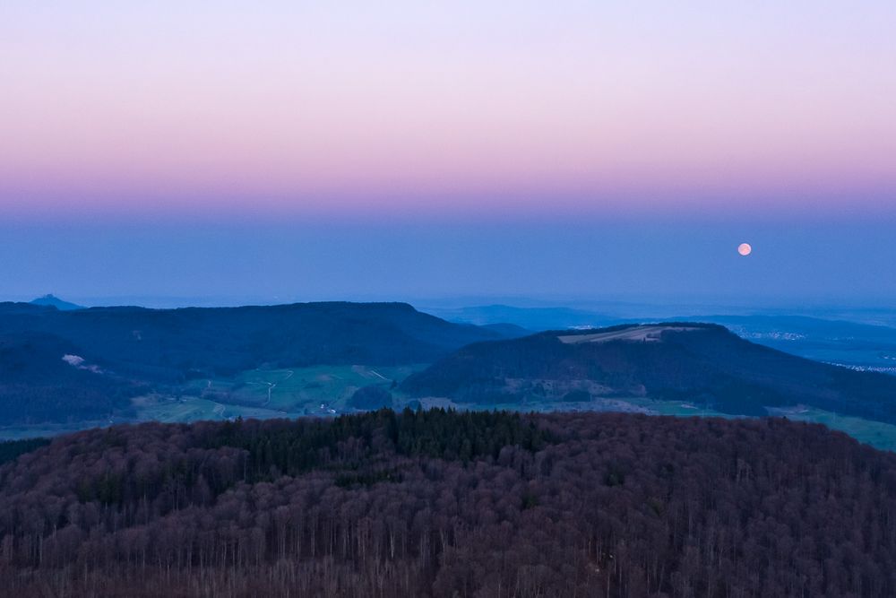 Vollmondlandung auf dem Farrenberg