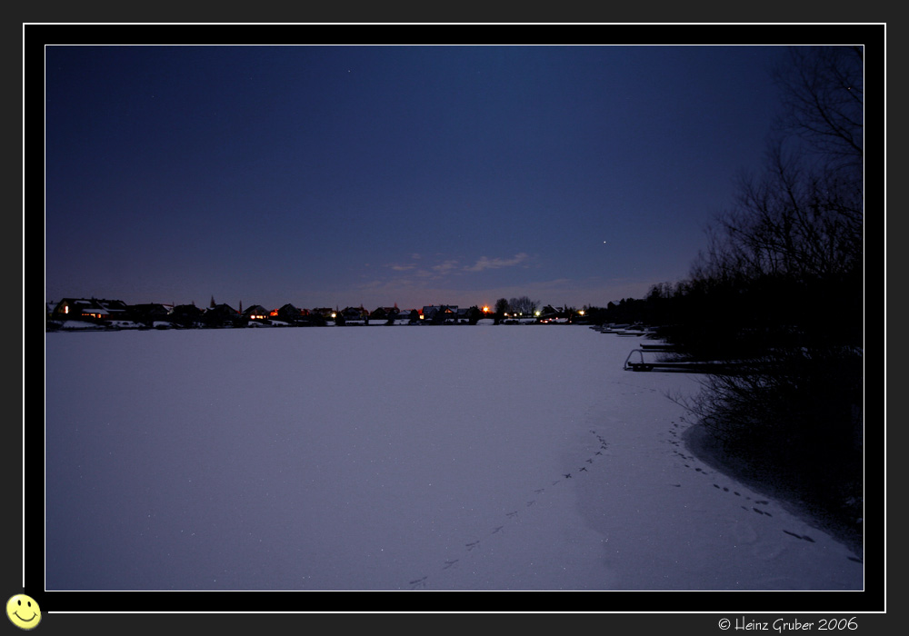 Vollmondnacht am See