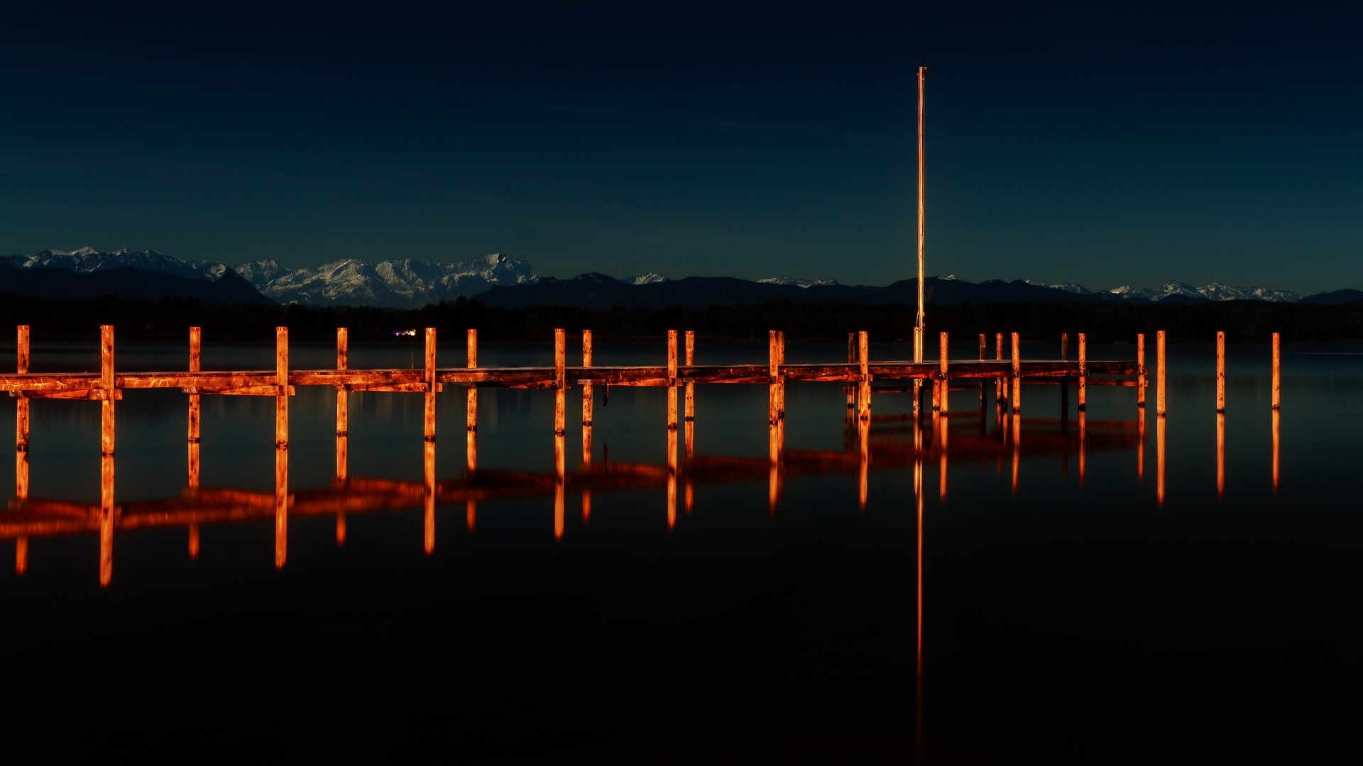 Vollmondnacht am Starnberger See