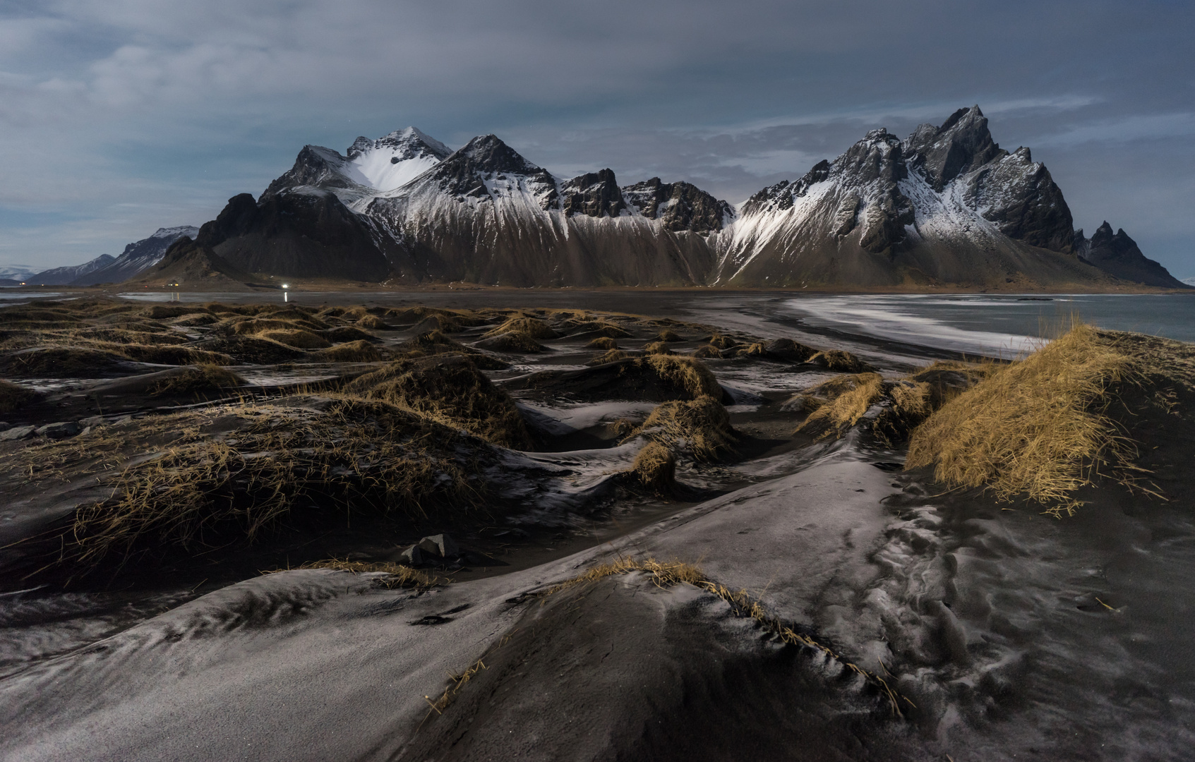 Vollmondnacht am Vestrahorn