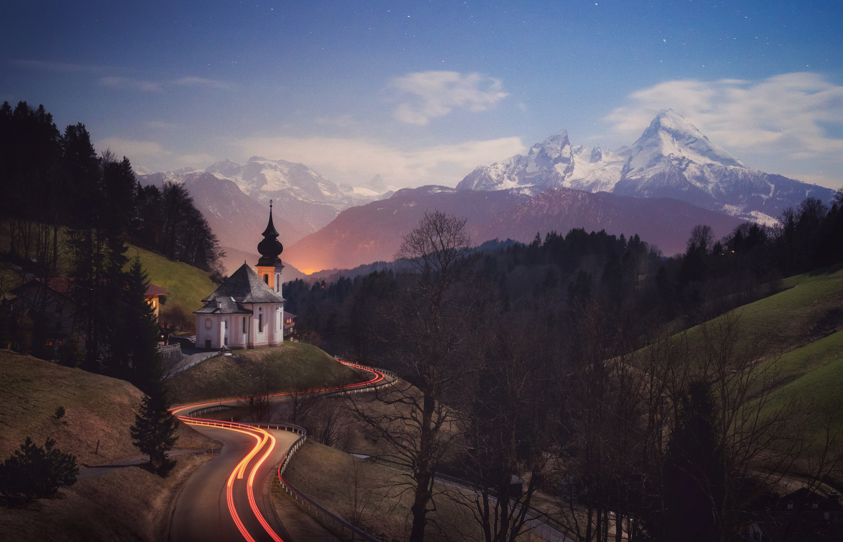 Vollmondnacht an der Maria Gern