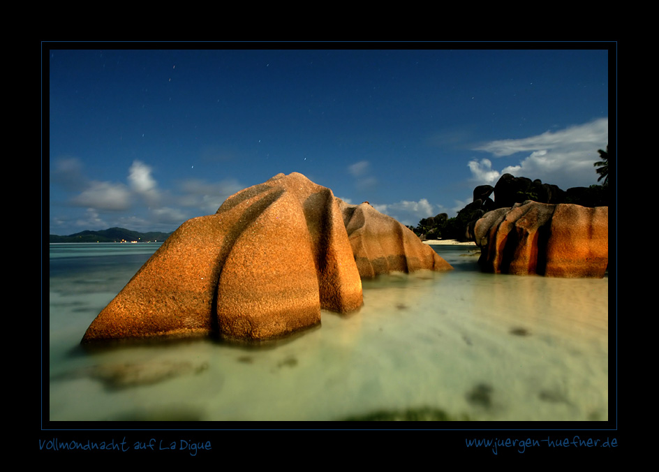 Vollmondnacht auf La Digue