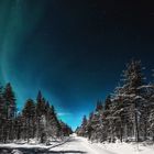 Vollmondnacht in Finnisch Lappland