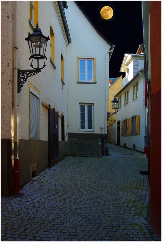 Vollmondnacht in Koblenz-Ehrenbreitstein